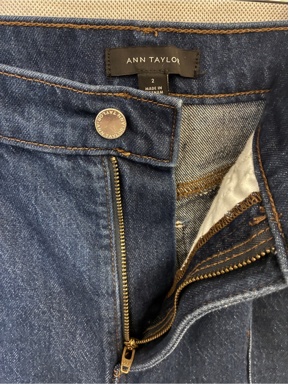 Ann Taylor Dark Indigo Boyfriend Jeans - Picture 3 of 3